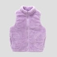 thumbnail image 4 of Chaleco Cálido De Invierno Para Niños Pequeños Chaquetas Con Cremallera Para Niños Y Niñas Con Bolsillo Ropa De Abrigo A Prueba De Viento De Color Sólido Odeerbi LM103-9288, 4 of 4
