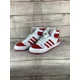 thumbnail image 1 of Ad-id-as Top Ten RB Mens FV4925 White Scarlet Red Leather Athletic Shoes Size 11.5, 1 of 3