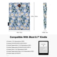 thumbnail image 2 of Funda MoKo bordada Daisy de 6 a 7 pulgadas para Kindle Blue, 2 of 7