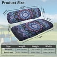 thumbnail image 3 of Psesaysky Purple Bohemian Mandala Print Golf Cart Seat Cover for Women Men, Breathable Universal Ezgo Golf Cart Front Seat Cover Easy to Install Vehicle Accessories, 3 of 8