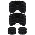 thumbnail image 1 of Muñequeras de toalla, diadema para el pelo, muñequera para lavado de cara para mujeres y niñas, maquillaje para evitar que los líquidos se derramen por los brazos, 1 of 6