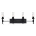 thumbnail image 2 of HNTV3011MBBK AFX Huntington - 4 Light Bath Vanity-10.8 Inches Tall and 30 Inches Wide-Black Finish, 2 of 6