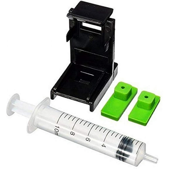 3in1 Ink Refill Cartridge Clip 2X Rubber Pads Syringe No Needles for 60 61