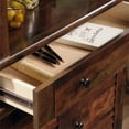 thumbnail image 2 of Pemberly Row 3 Shelf 2 Door Pinellas Tall Bookcase in Curado Cherry, 2 of 7