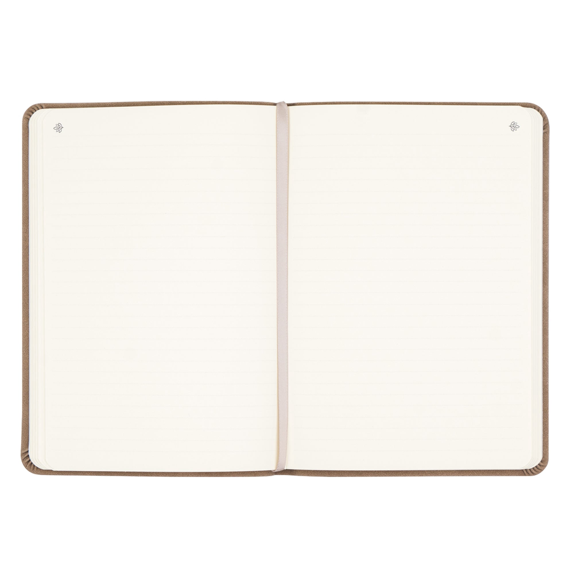 Hosanna Revival, Teen/Adult Notebook, 150-Page Lined Prayer Journal, Taupe Leather-like Softcover with Floral Design, Title: Marlo Theme