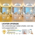 thumbnail image 3 of LED Ceiling Light with Fan Timer Quiet Modern RGB Ceiling Fan with Lighting and Remote Control & App Fan Lamp, Dimmable Bluetooth Speaker for Bedroom Living Room, 3 of 6
