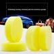 thumbnail image 5 of 3 piezas esponja de limpieza esponja enceradora esponja de cera polaca almohadillas aplicadoras de esponja lavadora limpia herramienta de lavado (amarillo), 5 of 5