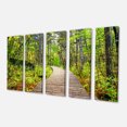 thumbnail image 2 of Promenade en Bois à Travers la Forêt - Impression sur Toile Paysage, 2 of 3