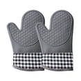 thumbnail image 2 of Toystoory 1 guante resistente al calor para hornear, guantes antideslizantes para horno microondas, manoplas aislantes de alta temperatura para Herramientas y accesorios para hornear Gris, 2 of 6
