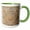 Green/White, variant on 3drose, Tomb of Vasco Da Gama in Jeronimos Monastery, Lisbon, Portugal, 11oz Mug
