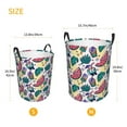 thumbnail image 3 of ZICANCN Laundry Basket Organizer, Cool Cartoon Watermelon Ice Cream Collapsible Hamper for Bathroom Bedroom Laundry Room, Medium Size, 3 of 7