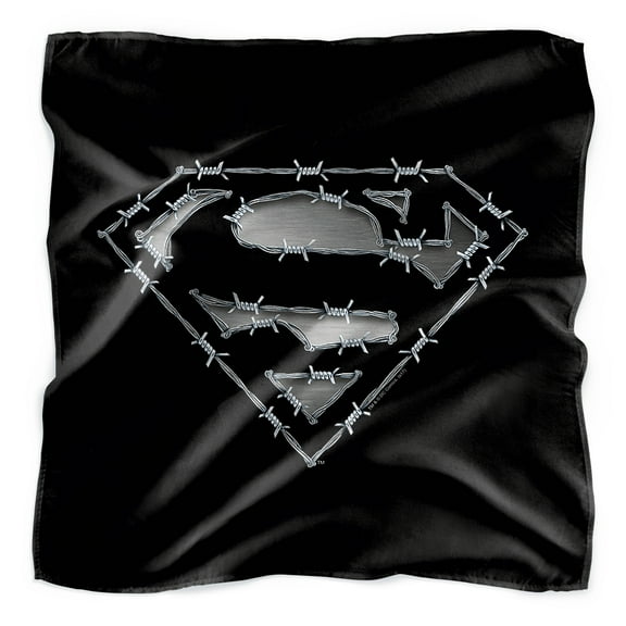 Superman Barbed Wire Bandana (21 in x 21 in)