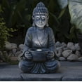 thumbnail image 3 of VP Home Tranquil Buddha Solar Powered LED Outdoor Decor Garden, 3 of 7