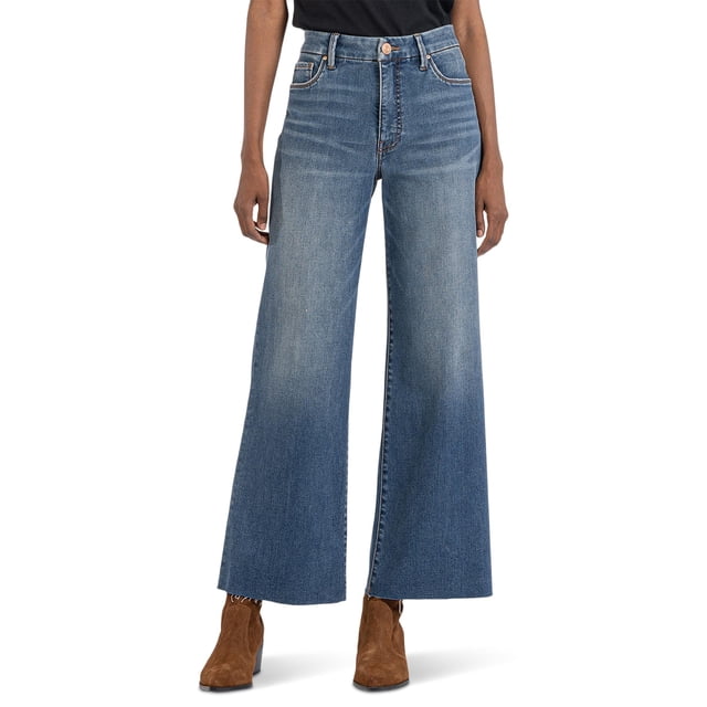 Pantalones KUT from the Kloth Meg de tiro alto y pierna ancha