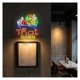 thumbnail image 2 of Letrero De Neón Thai Food Open, Ideal Para Decoración De Pared De Cocina Y Restaurante, Con Luz Regulable De 42cmx52cm, 2 of 6