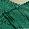 thumbnail image 7 of Sm:)e Dark Green Farmhouse Woven Rustic Hollow Table Runner, Boho Table Runner 12x48 Inch, Dining Kitchen Home Decor, 7 of 7
