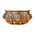 thumbnail image 1 of Cuenco del tesoro Feng Shui, adorno de mesa, cuenco de latón vintage para la riqueza y el dinero. M, 1 of 9
