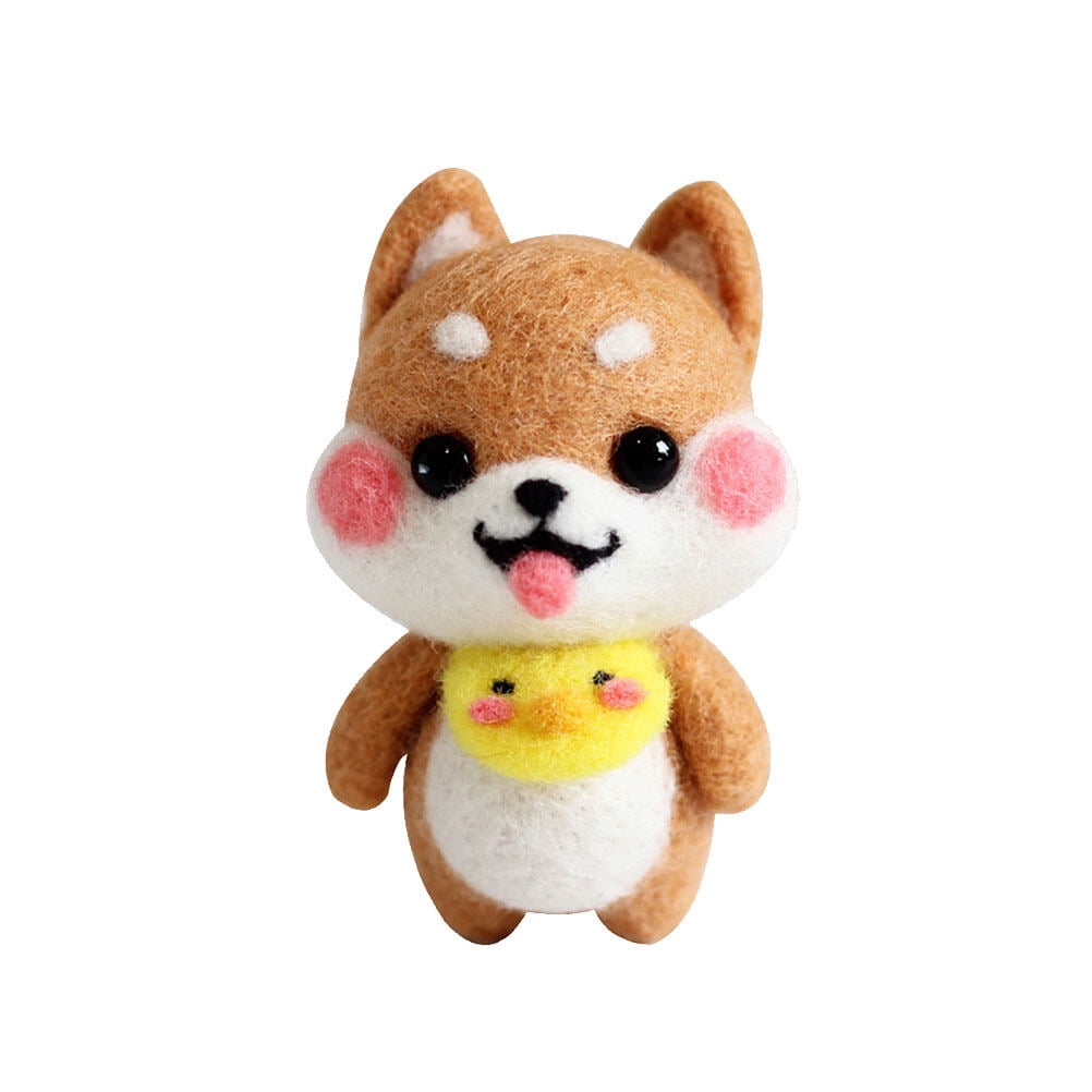 Fun Plush Doll DIY Needle Felting Kit Punch Needle Plush Material