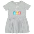 thumbnail image 3 of Inktastic Easter Hangin' with My Peeps Girls Toddler Dress, 3 of 5