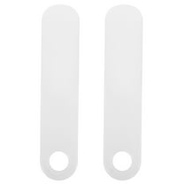 Transparent Plastic Shoe Horn with Handle 2pcs Portable Shoe Lifter for Men Women