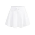 thumbnail image 4 of Fonma Girls Skirts Kids Casual Mini Skorts Toddler Athletic Uniform Skirts White, 4 of 4