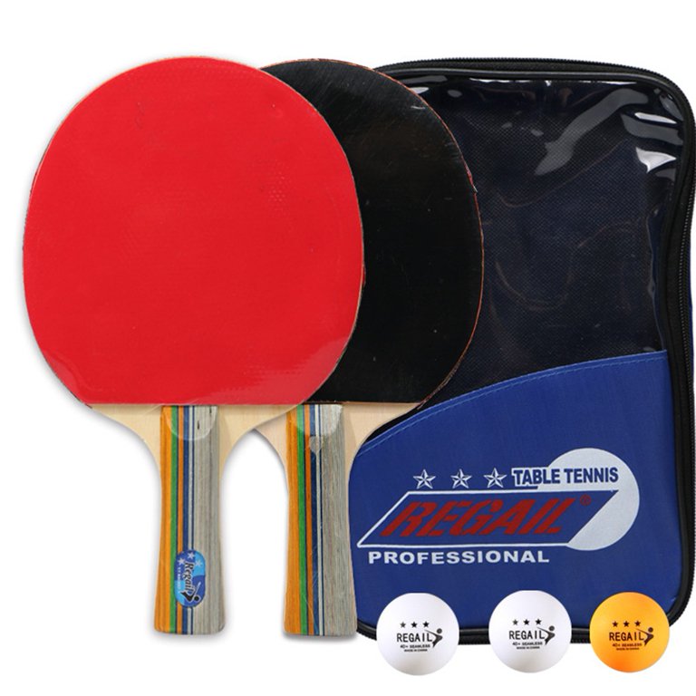 Strong Spin Table Tennis Racket 7 Ply wood Ping Pong Bat Paddle Long handl  