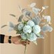thumbnail image 5 of 1 ramo de flores artificiales, crisantemo de bola de imitación, flor de seda artificial, planta de flores artificiales para decoración del hogar, bodas, fiestas y arreglos florales., 5 of 6