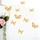thumbnail image 1 of Pegatinas de Pared de Mariposas: 12 Piezas de Mariposas Doradas Decorativas, Ideales para Cumpleaños y Fiestas. Pegatinas Extraíbles., 1 of 7