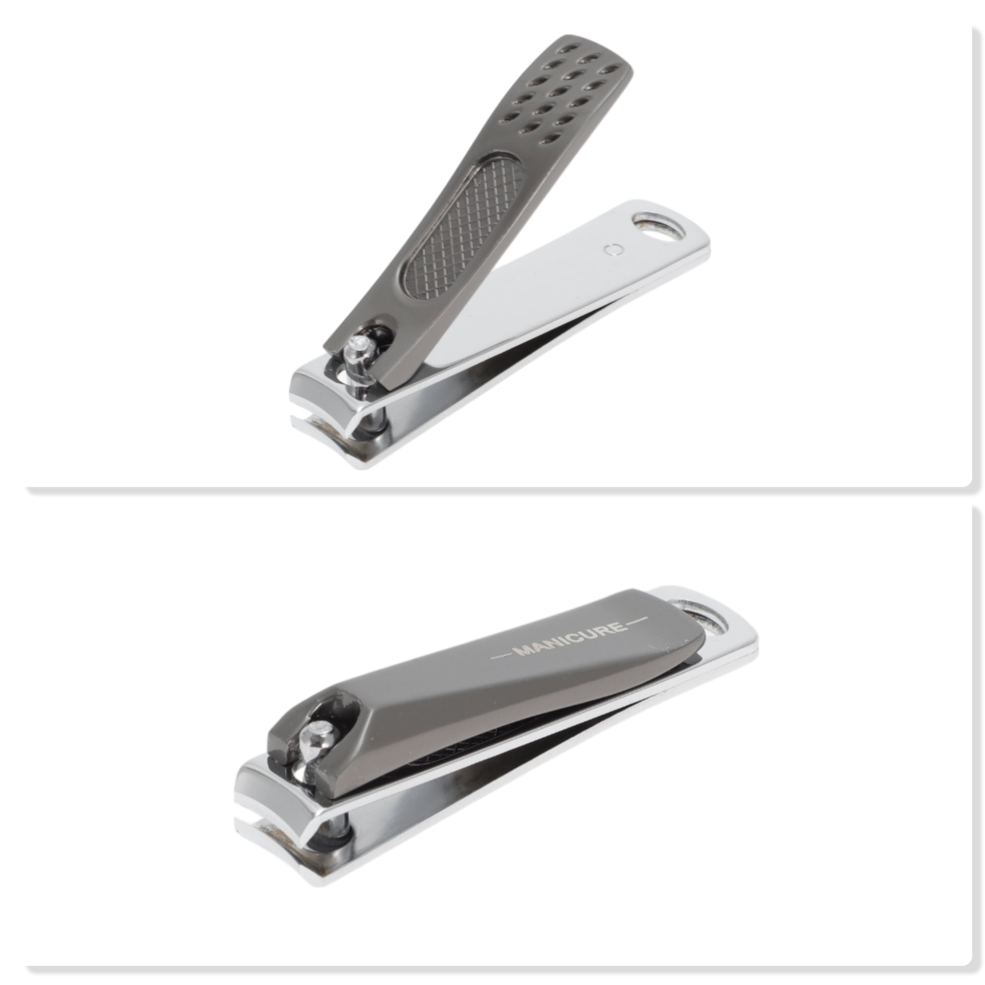Unique Bargains 3pcs Nail Clippers Set with Ergonomic Design 3.15"