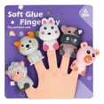 thumbnail image 2 of Marionnettes à Doigts Animaux Multifonctions Interactives Douces Jouets à Doigts Animaux Mignons pour Bébé, 2 of 8
