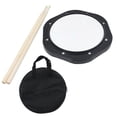 thumbnail image 1 of Lightweight 10 Inch Silent Plastic Drum Pad Musical Instruments for Practice Training, 1 of 4