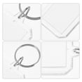 thumbnail image 6 of TABLZONE 10-Pack Transparent Acrylic Blank Photo Keychain Key , key, 6 of 6