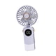thumbnail image 5 of Mini ventilador de mano con pantalla LED, portátil, silencioso, para escritorio, USB Púrpura claro, 5 of 9