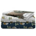 thumbnail image 3 of Baby Yoda Powerful Child Kids 4-Piece Full Sheet Set, Microfiber, Blue, Star Wars, 3 of 11