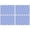 Blue And White, variant on Blue and White Checkered Pattern Summer Placemats Table Placemats Set Of 4-Linen Kitchen Washable Placemats Table Mats 11.8"x17.7" Non-Slip Heat Resistant