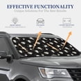 thumbnail image 4 of Balery 2 Piece Rose Flowers Car Windshield Sun Shade|Foldable Front Windshield Shade for Car Front Window for Most Sedans SUV Truck-Large, 4 of 7