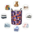 thumbnail image 4 of Balery Halloween Black Cats Cesta de ropa redonda con asas, impermeable, independiente, para ropa, juguetes, dormitorio y familia-Medium, 4 of 6