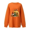 thumbnail image 6 of Frostluinai Women's Oversized Thanksgiving Sweatshirts Crew Neck Pumpkin Graphic Pullover Long Sleeve Loose Fit Sweat Shirts for Fall Winter, 6 of 6