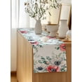 thumbnail image 5 of Table Runner 90 Inches Long for Kitchen Dining, Poppy Flowers Eucalyptus Dresser Scarf Farmhouse, Dining Table Decorations for Wedding/Parties, Farmhouse Weeping Botanical 13 x 90 In, 5 of 8