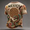 thumbnail image 4 of 2026 New Mexico Soccer Jersey Men, Printed Mexico National Team Design, Mexican Jersey Soccer T-Shirt, Mens Crew Neck Short Sleeve Match Day Athletic Casual Football Shirt for Adult, 4 of 4