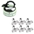 thumbnail image 2 of 60 Minute Counting Teapot Shaped Kitchen Cooking Alarm Clock Timer with 6PC Stainless Steel 70mm Regular Mouth Mason Jar, 2 of 10