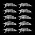 thumbnail image 5 of 20 Piezas SeñUelo de Pesca Cuerpo 5cm 2.7G Sin Pintar Crankbait Vib Minnow Wobblers Cebo Duro SeñUelos en Blanco, 5 of 5