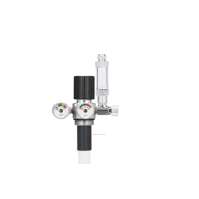 Triple Filter Element Sinlge/Double Gauge Pressure Regulating Stainless Steel Valve with Bubble Counter CO2 Generator Accessory ,Easy Installation