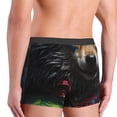 thumbnail image 5 of Daiia Vintage Wolf Warrior Men's Underwear Boxer Briefs, Cotton Stretch Moisture-Wicking Underwear-Large, 5 of 9