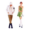 thumbnail image 5 of Colcolo 2x 1:64 Figures Set Miniature Pose Scene Resin Handpainted Model for Sand Table, 5 of 8
