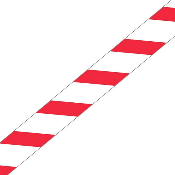 Striped Flagging 300' Roll, Red/White - Dozen