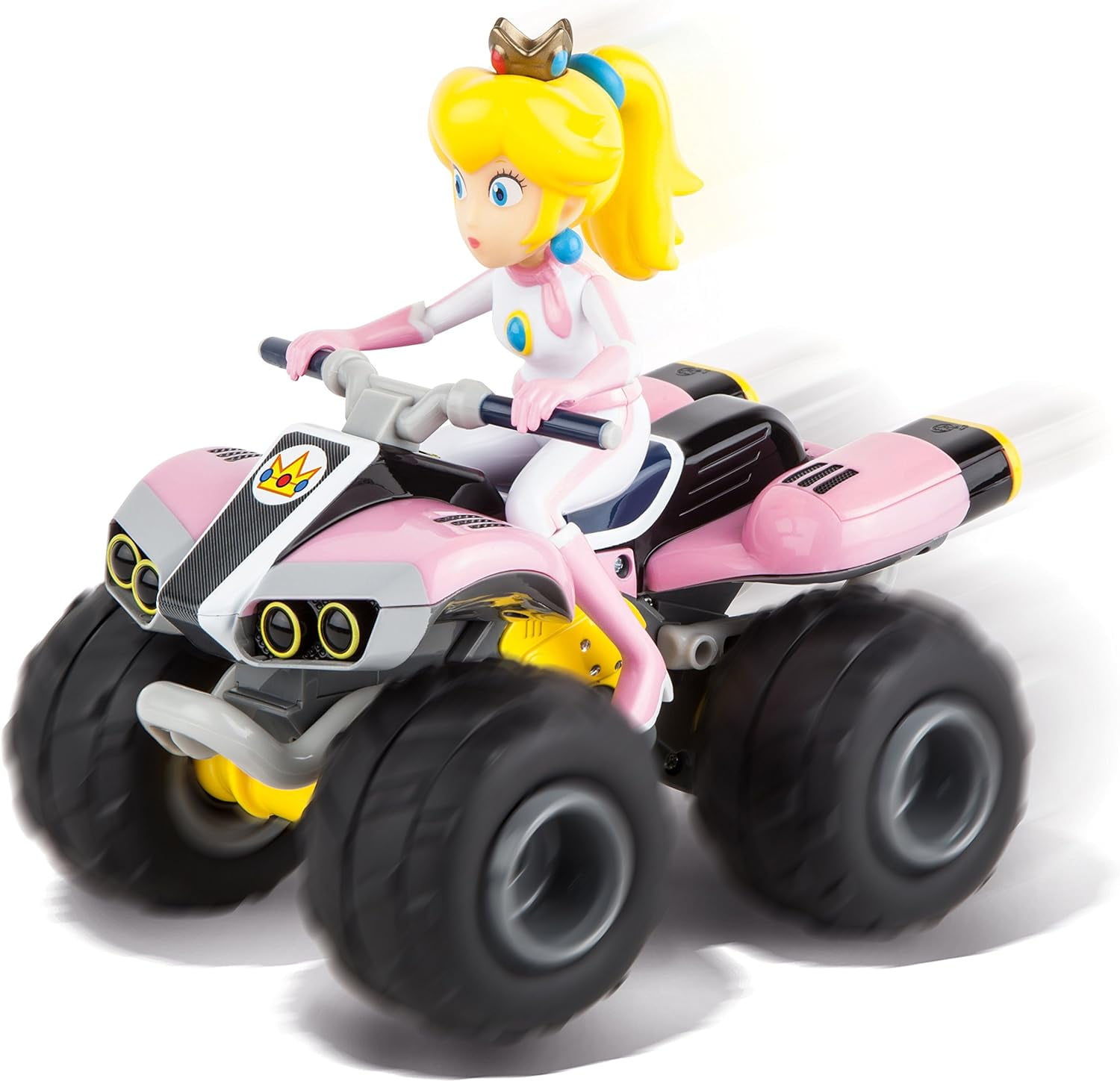 Carrera RC Nintendo Mario Kart 2.4 GHz Radio Remote Control Toy Car - Peach Quad