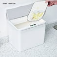 thumbnail image 4 of Home Intelligent Trash Can, Foldable Lid Energy Saving Smart Trash Can  for Bathroom Kitchen, 4 of 8