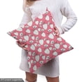 thumbnail image 5 of Ambesonne Strawberry Fabric by the Yard Upholstery, Flowers Fresh Fruit Art, 10 Yards, Pastel Pink White, 5 of 5