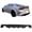 Matte Black, variant on Ikon Motorsports Rear Diffuser, Compatible with 2020-2023 Dodge Charger Widebody,  IKON V4 Style Matte Black PP Polypropylene Shark Fin Rear Bumper Valance Spoiler, Air Dam Chin Splitter Molding 1PC
